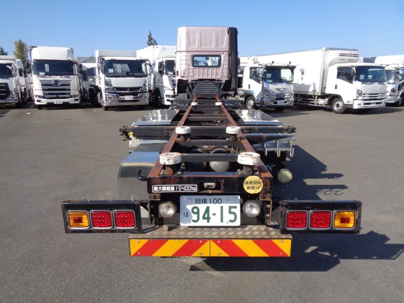 日野 大型トラック コンテナ専用車総輪エアサスハイルーフ(スワップボデー)トレクス 画像