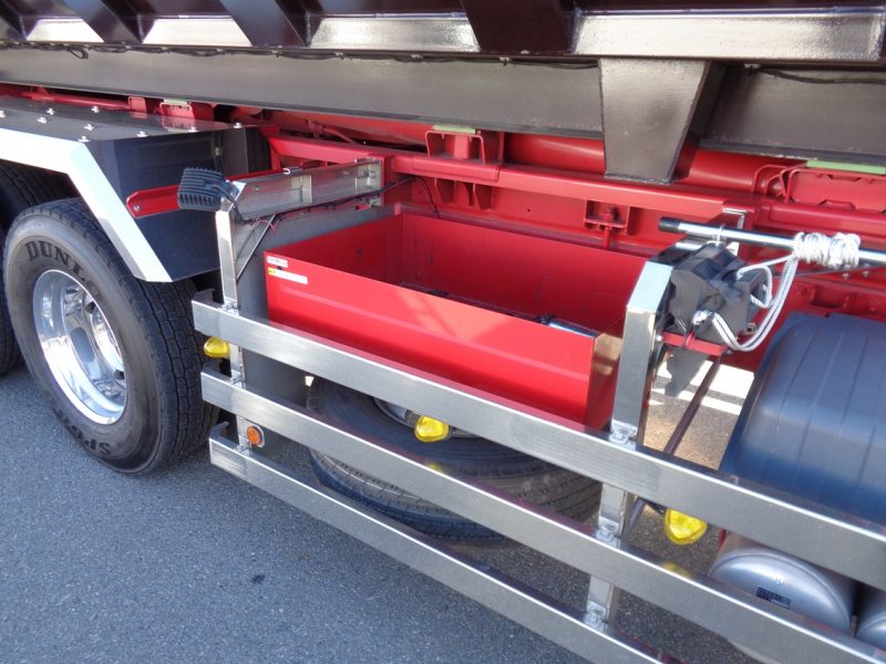 三菱 大型トラック フックロールハイルーフGVW22t箱付(シフトパイロット) 画像