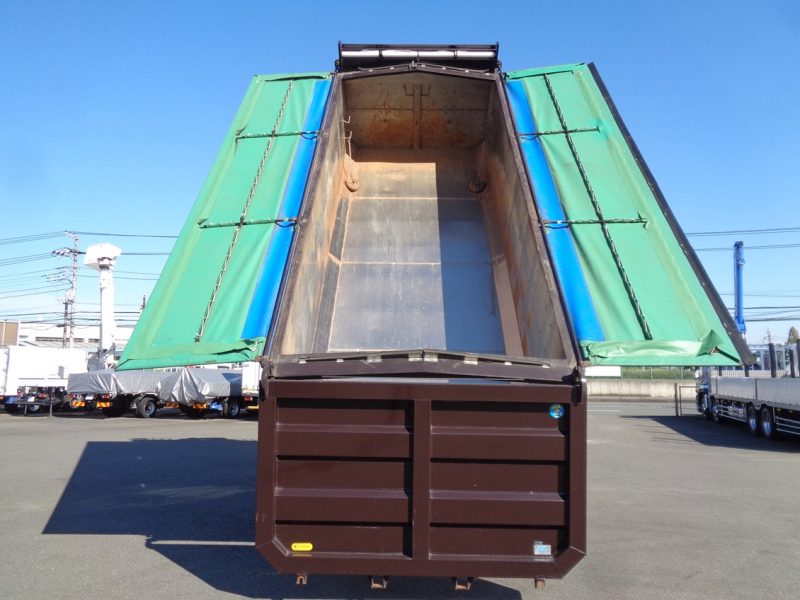 三菱 大型トラック フックロールハイルーフGVW22t箱付(シフトパイロット) 画像