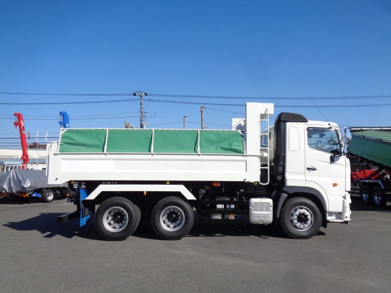 日野 大型トラック ダンプ土砂5.1m(リターダー付) 画像