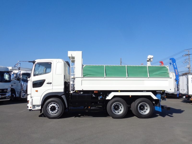 日野 大型トラック ダンプ土砂5.1m(リターダー付) 画像