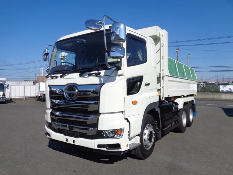 日野 大型トラック ダンプ土砂5.1m(リターダー付) 画像