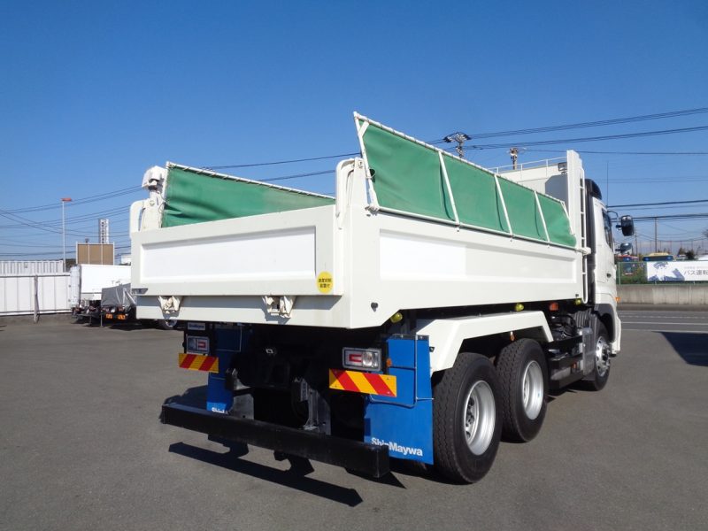 日野 大型トラック ダンプ土砂5.1m(リターダー付) 画像