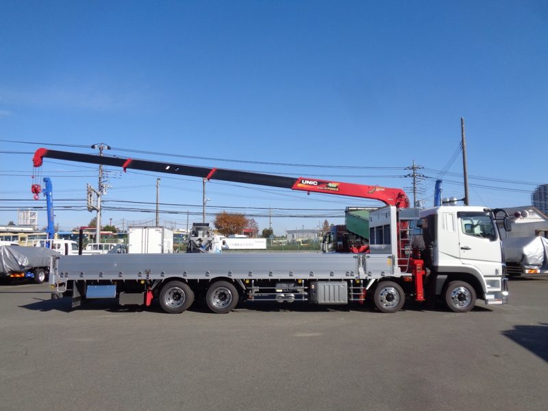 三菱 大型トラック ユニック4段エアサス(12.7t)8.74mフジタボデー 画像