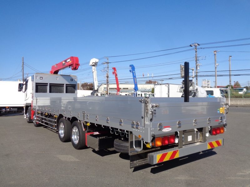 三菱 大型トラック ユニック4段エアサス(12.7t)8.74mフジタボデー 画像