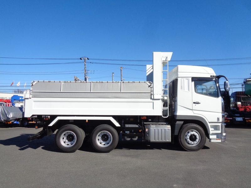 三菱 大型トラック ダンプ土砂ハイルーフ5.1m 画像