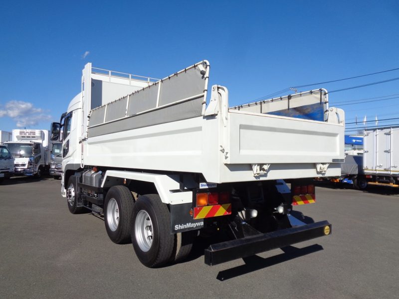 三菱 大型トラック ダンプ土砂ハイルーフ5.1m 画像