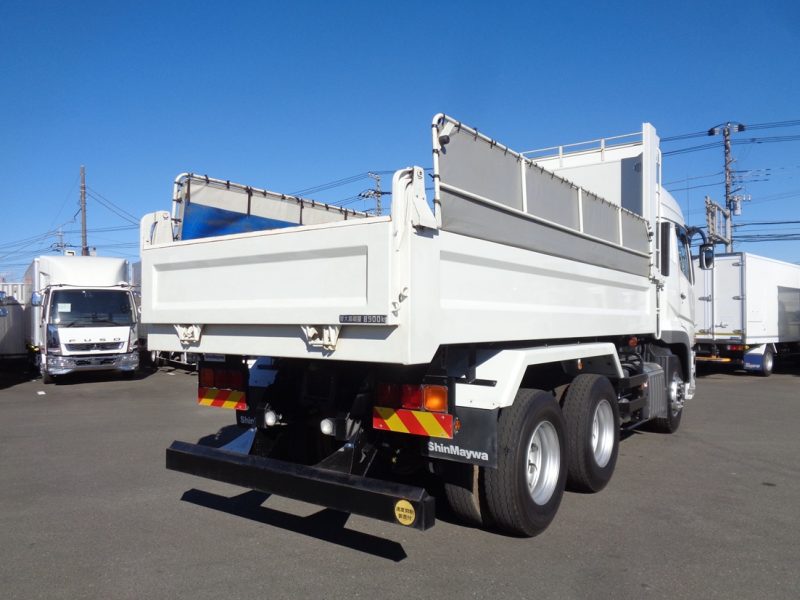 三菱 大型トラック ダンプ土砂ハイルーフ5.1m 画像