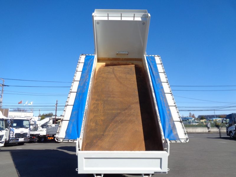 三菱 大型トラック ダンプ土砂ハイルーフ5.1m 画像