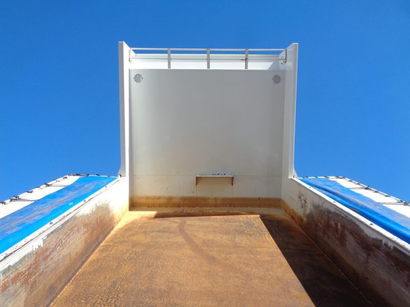三菱 大型トラック ダンプ土砂ハイルーフ5.1m 画像
