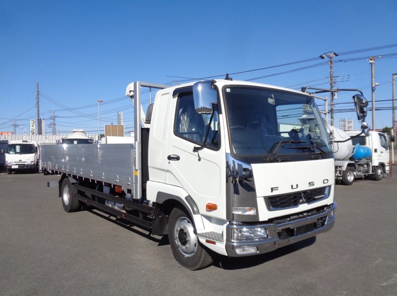 三菱 大型トラック 増tアルミ平ワイドPTO付(8.4t)6.2m 画像