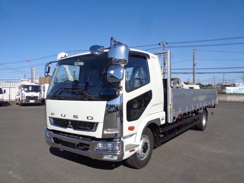 三菱 大型トラック 増tアルミ平ワイドPTO付(8.4t)6.2m 画像