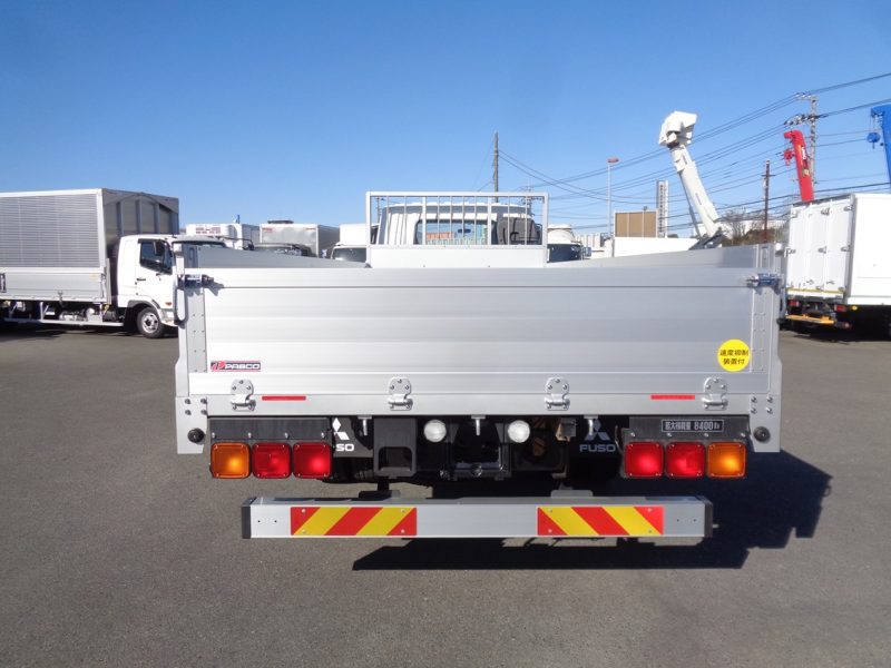 三菱 大型トラック 増tアルミ平ワイドPTO付(8.4t)6.2m 画像