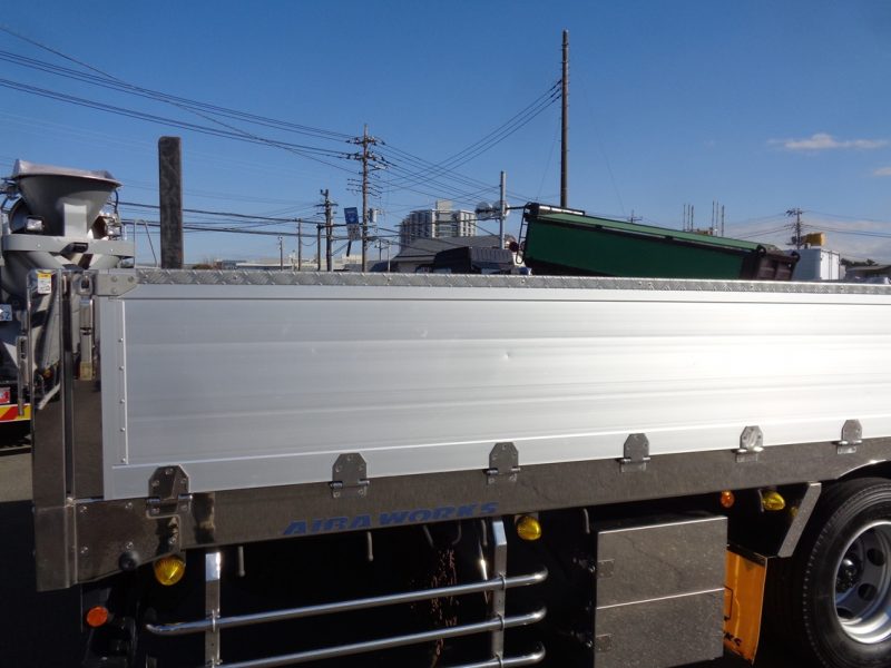 三菱 大型トラック アルミ平エアサス(アイバワークス)ステンレスボデー 画像