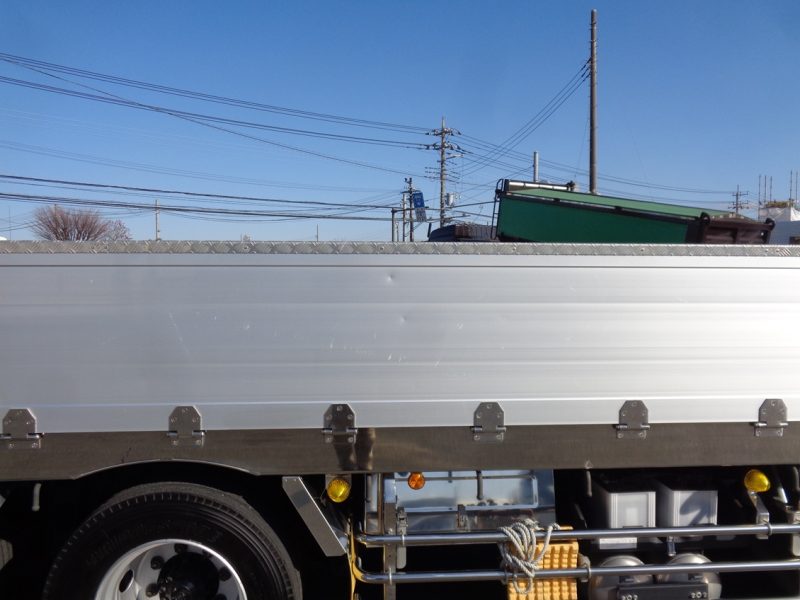 三菱 大型トラック アルミ平エアサス(アイバワークス)ステンレスボデー 画像