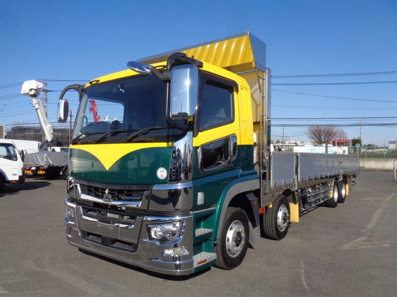 三菱 大型トラック アルミ平エアサス(アイバワークス)ステンレスボデー 画像