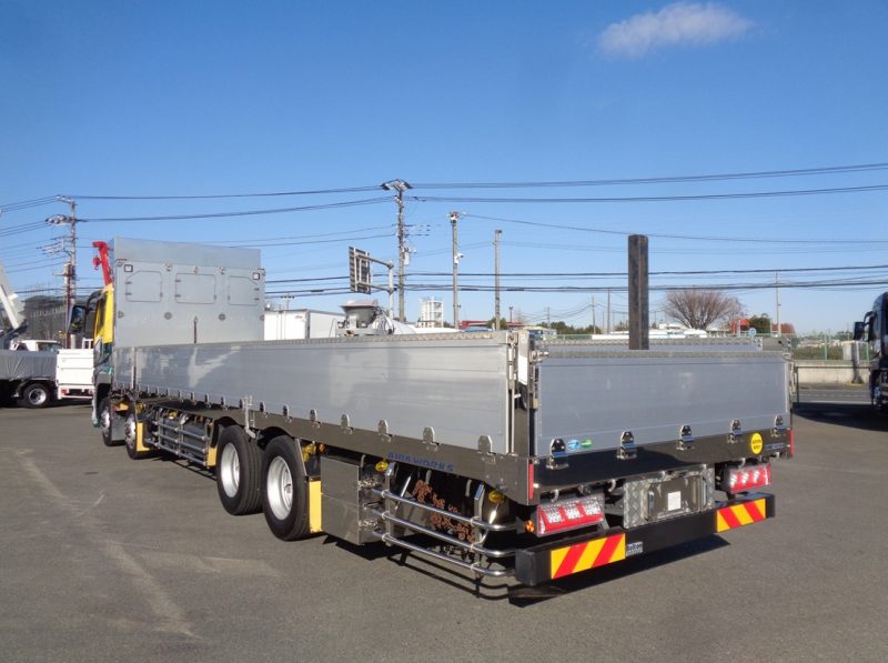 三菱 大型トラック アルミ平エアサス(アイバワークス)ステンレスボデー 画像