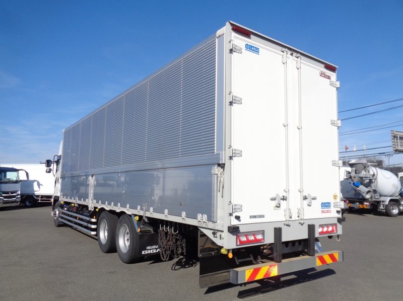 いすゞ 大型トラック ウィングエアサスハイルーフ(デフロック付)床鉄板 画像