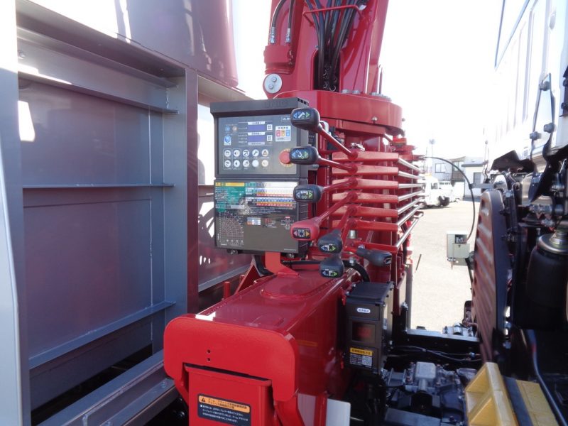 日野 大型トラック ユニック4段クレーン(12.3ｔ)8.7m2デフ 画像