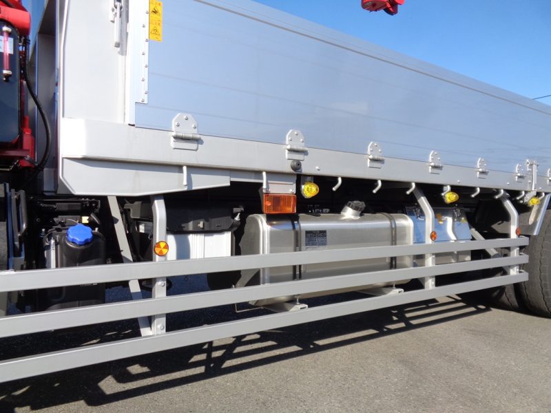 日野 大型トラック ユニック4段クレーン(12.3ｔ)8.7m2デフ 画像