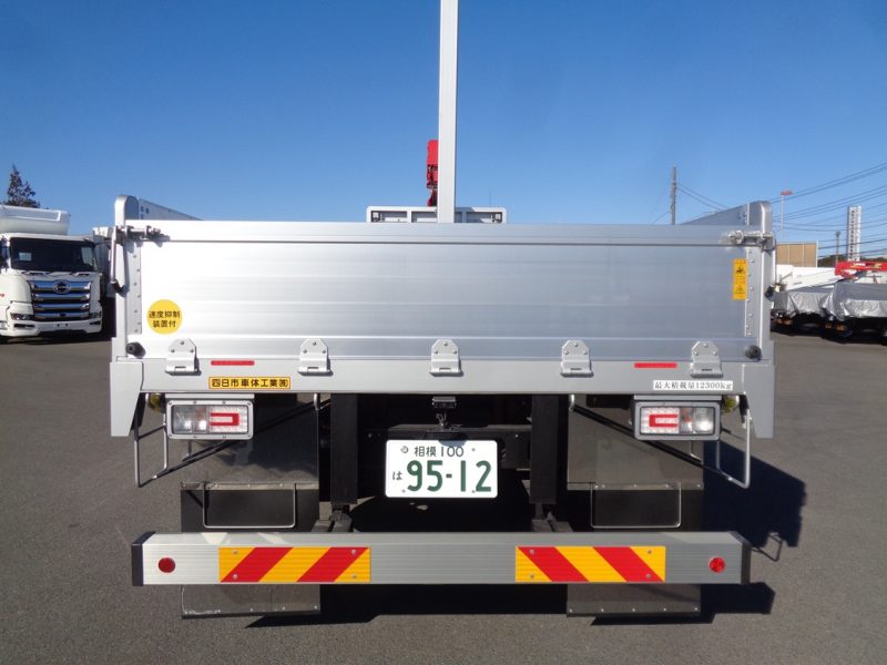 日野 大型トラック ユニック4段クレーン(12.3ｔ)8.7m2デフ 画像