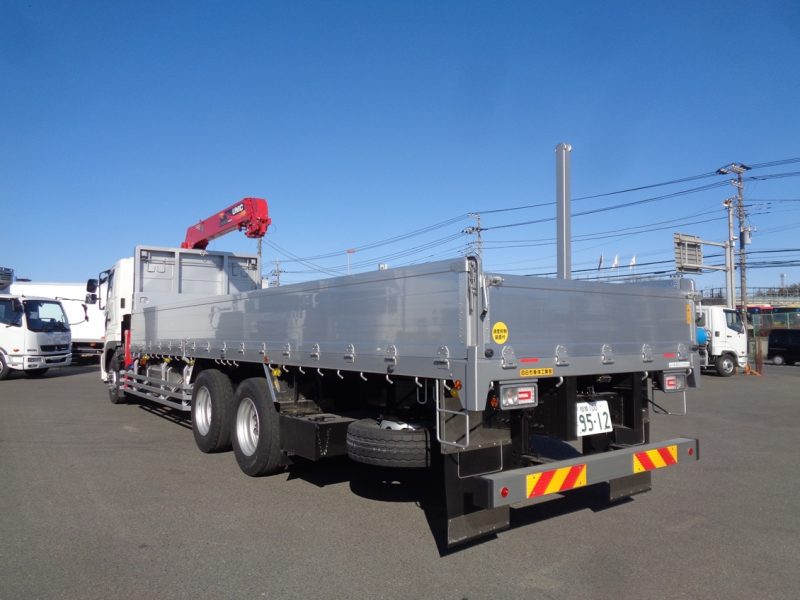 日野 大型トラック ユニック4段クレーン(12.3ｔ)8.7m2デフ 画像