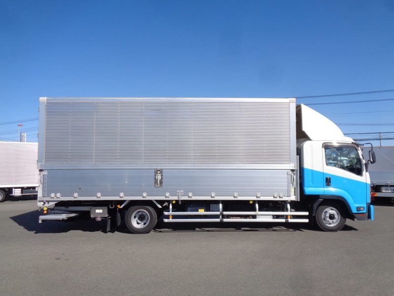 いすゞ 中型トラック ウィングワイド格納PG付(スムーサー)床鉄板 画像