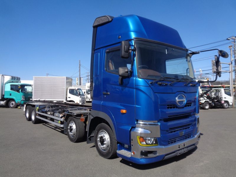 日野 大型トラック コンテナ専用車総輪エアサスハイルーフ(スワップボデー)トレクス 画像