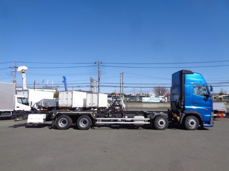 日野 大型トラック コンテナ専用車総輪エアサスハイルーフ(スワップボデー)トレクス 画像