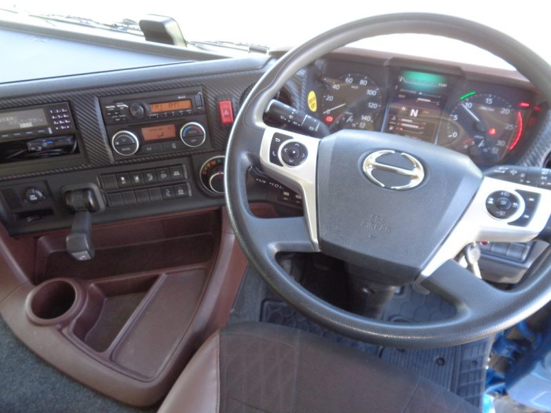 日野 大型トラック コンテナ専用車総輪エアサスハイルーフ(スワップボデー)トレクス 画像